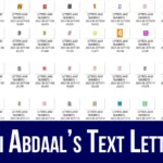 Ali Abdaal’s Trending Text Letters – Free Pack